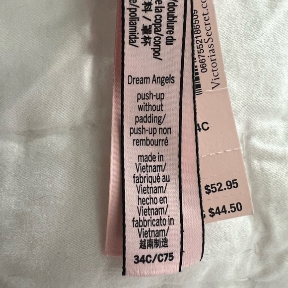 NWT- VS Dream Angles Demi push up 34C - Picture 5 of 5